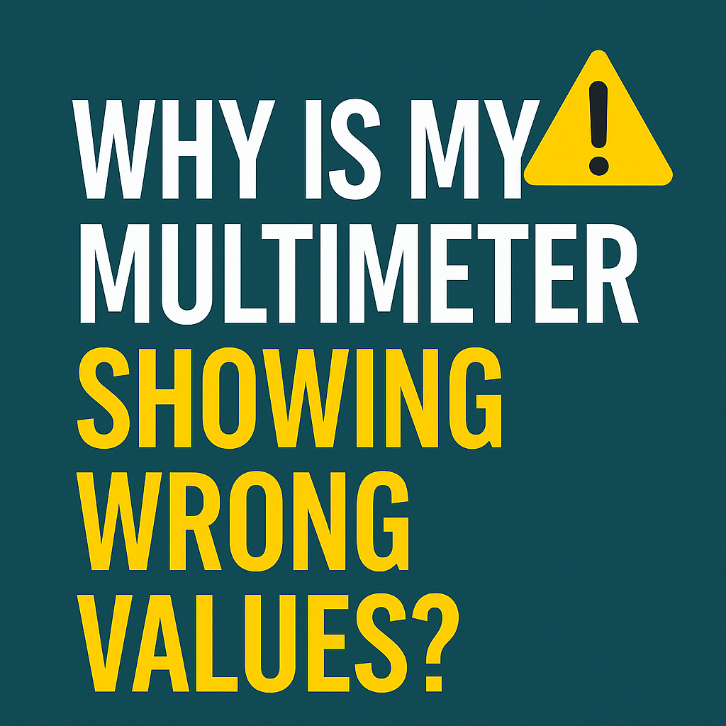 Multimeter Showing Wrong Values