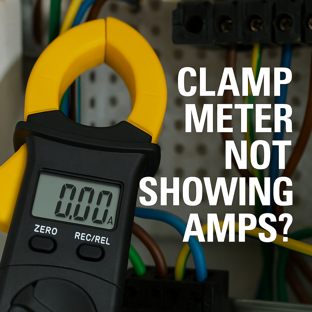 ⚡ Clamp Meter Not Showing Amps? Here's How to Fix It