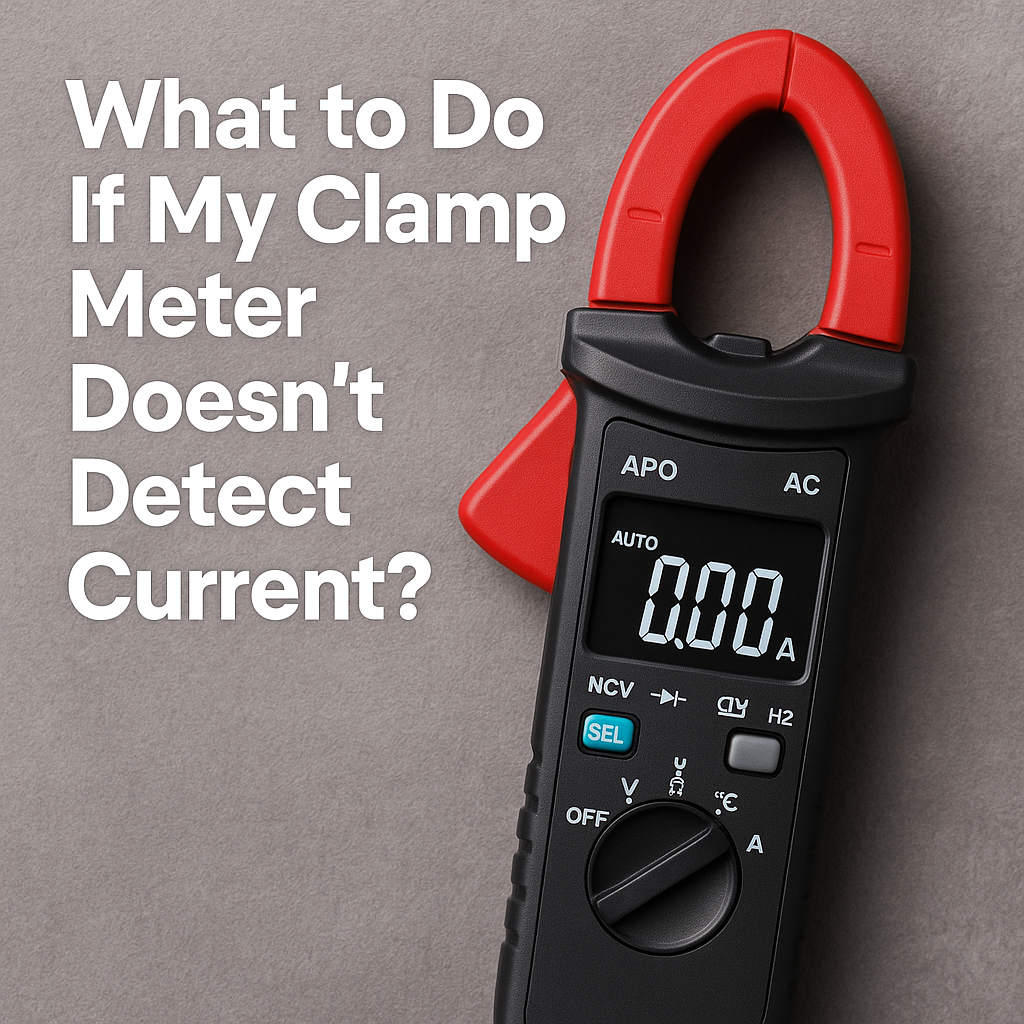 What to Do If My Clamp Meter Doesn’t Detect Current?