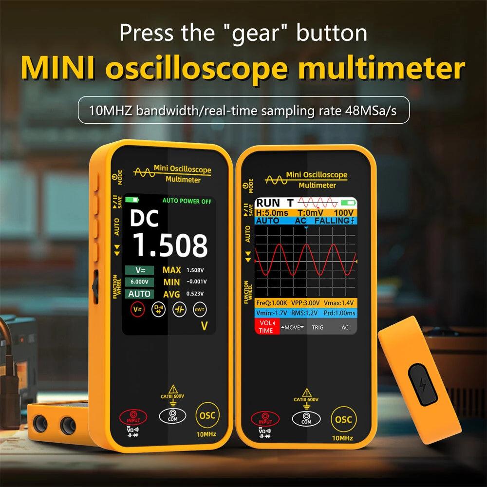 BSIDE OS1 Mini Handheld Oscilloscope Multimeter