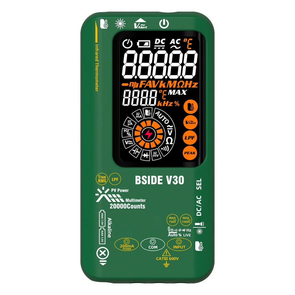 BSIDE V30 Digital Multimeter with Infrared Thermometer