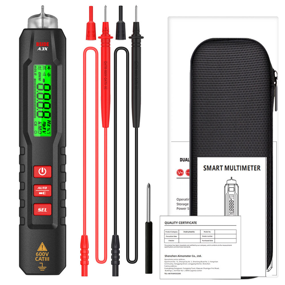 BSIDE A3X Voltage Tester Pen with NCV Detection