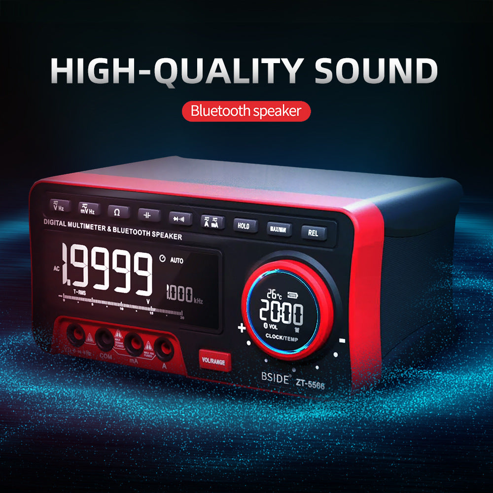 BSIDE ZT5566 Bluetooth Digital Multimeter 19999 Counts Auto Range Desktop Tester