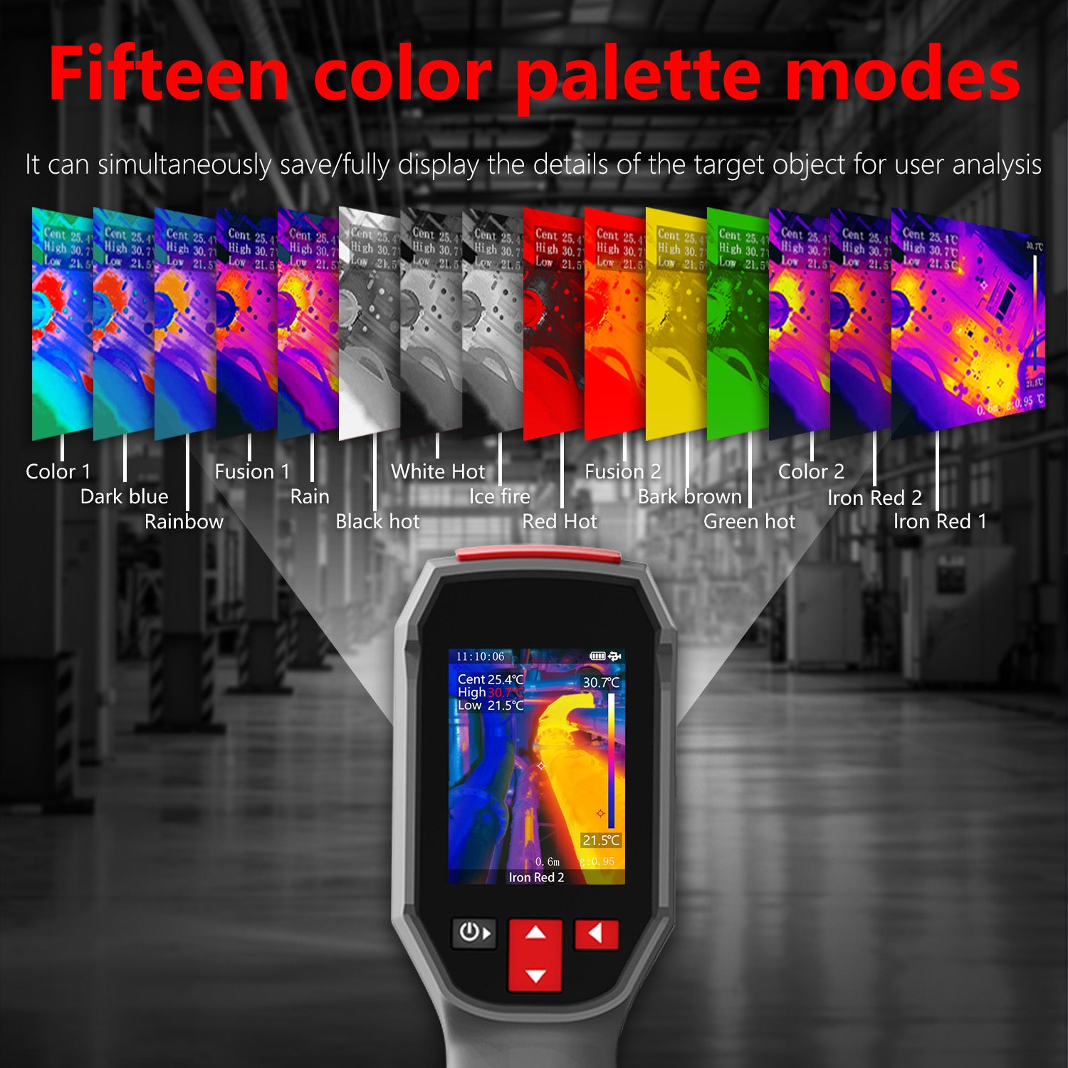 BSIDE HX4 Handheld Infrared Thermal Imager with Dual-Light Fusion for Floor Heating Inspection
