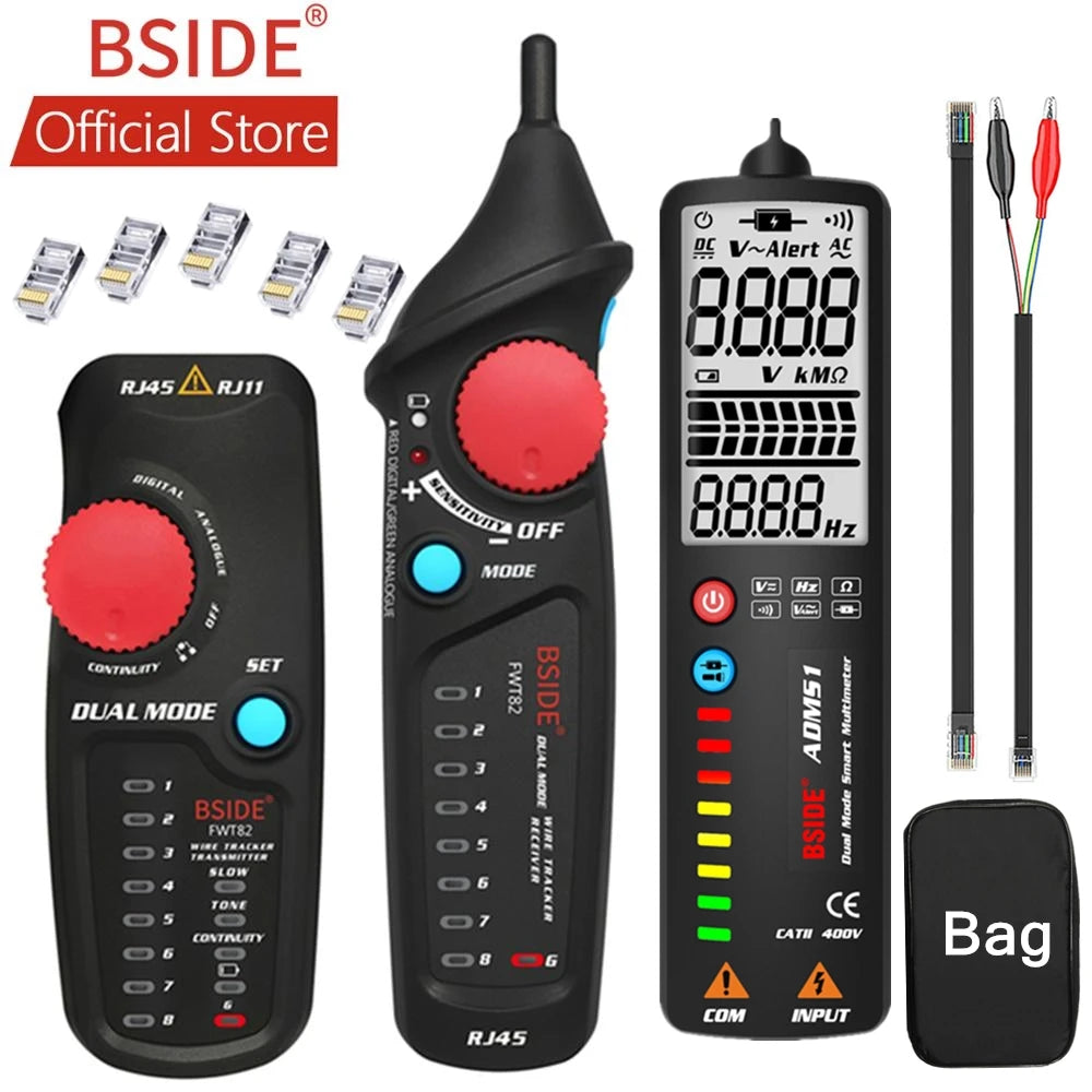 BSIDE FWT82 Network Cable Tracker and Line Finder RJ45/RJ11