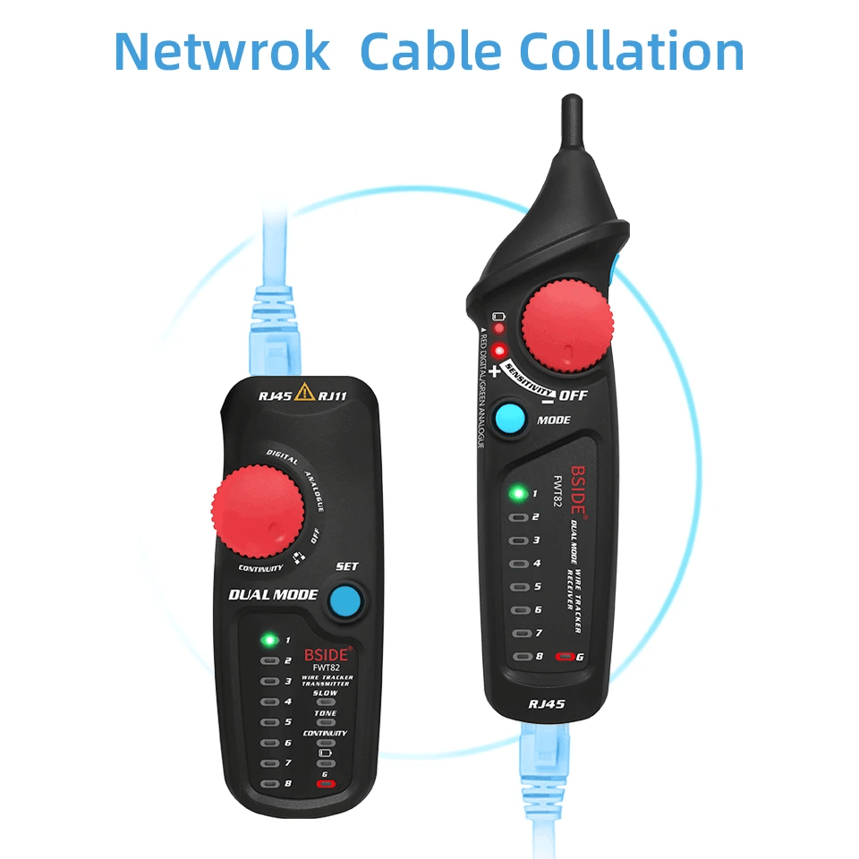 BSIDE FWT82 Network Cable Tracker and Line Finder RJ45/RJ11
