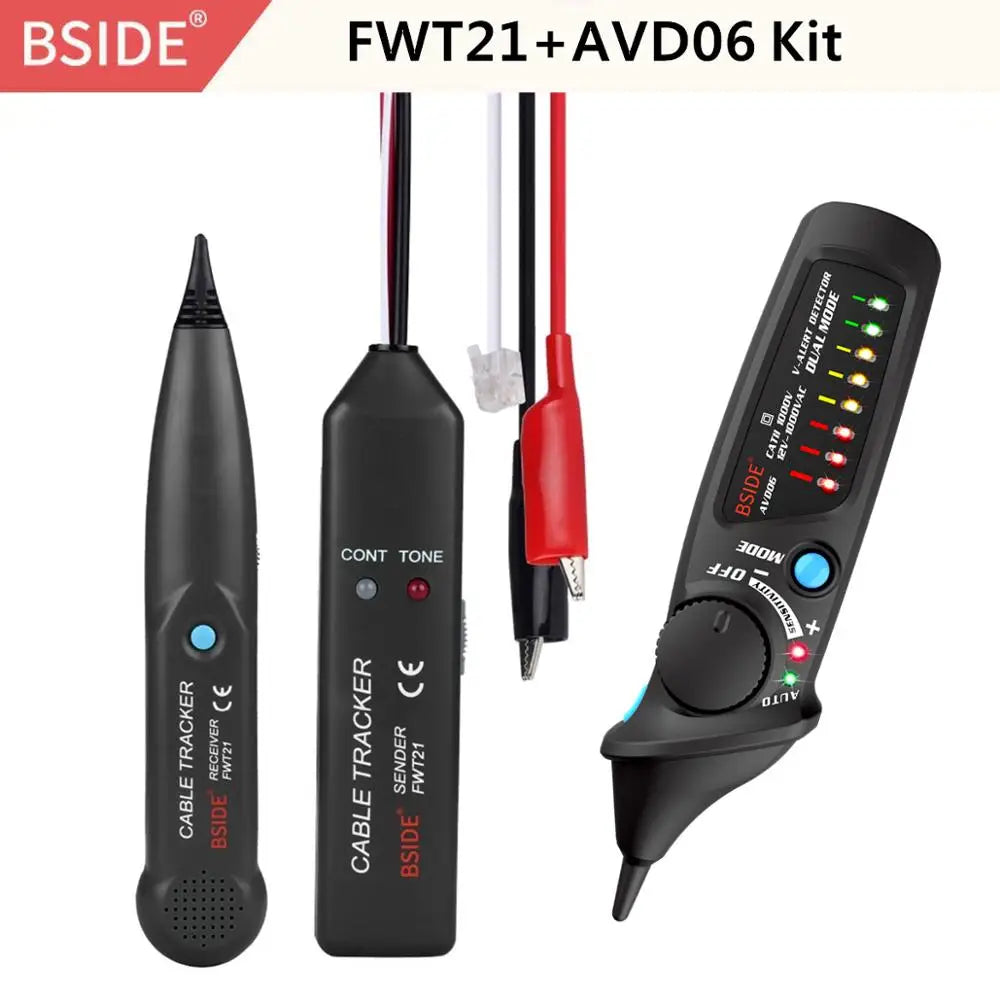 BSIDE FWT21 Network Cable Tracker with Tone Generator
