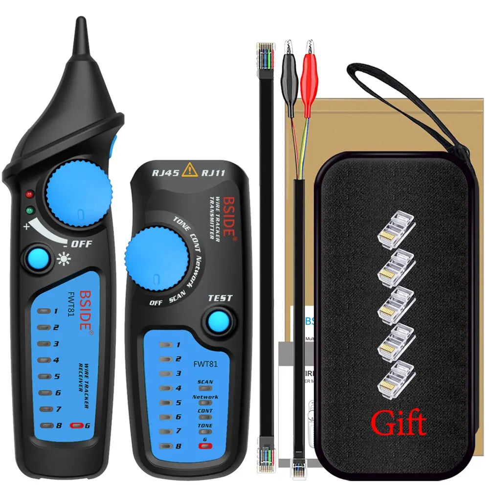 BSIDE FWT81 Network Cable Tracker and Wire Tester RJ11/RJ45