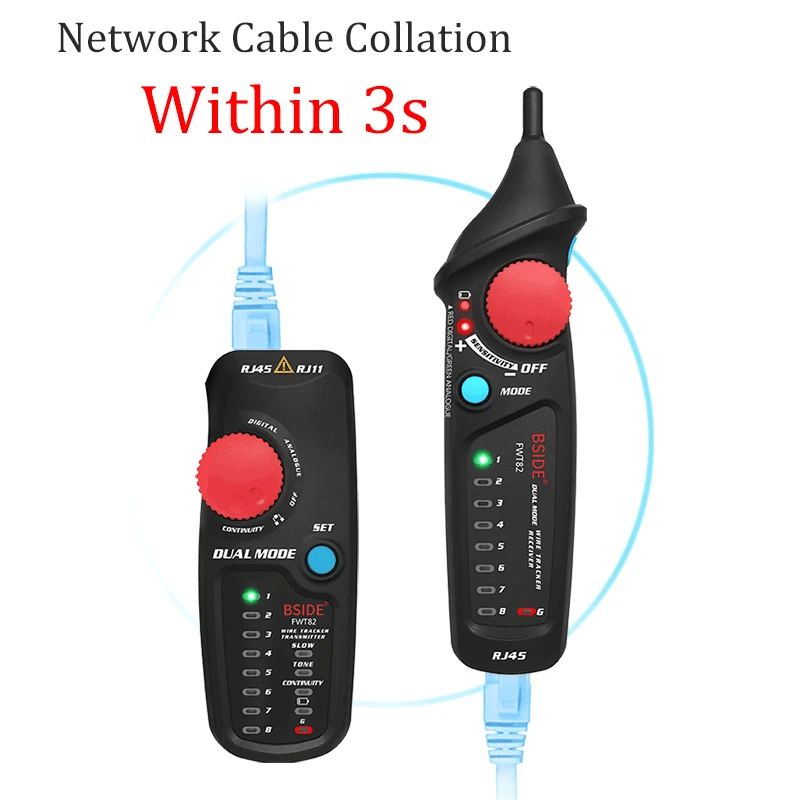 BSIDE FWT81/82 Network Cable Tracker for RJ45/RJ11 LAN Test
