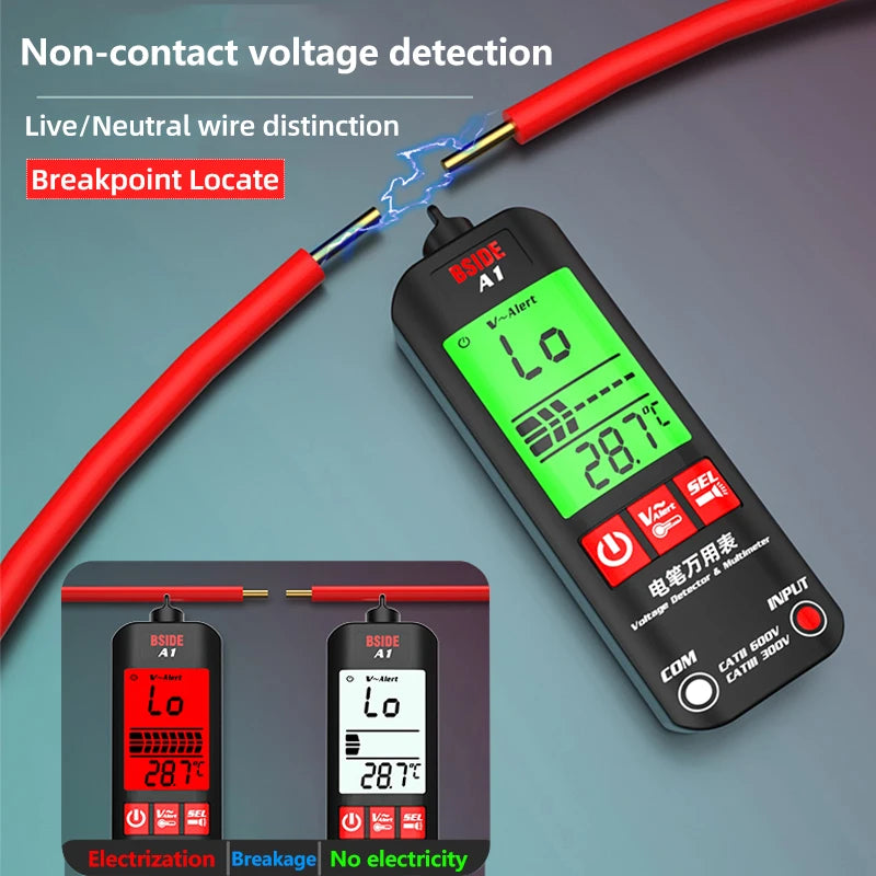 BSIDE A1 Non-Contact AC/DC Voltage Tester Pen