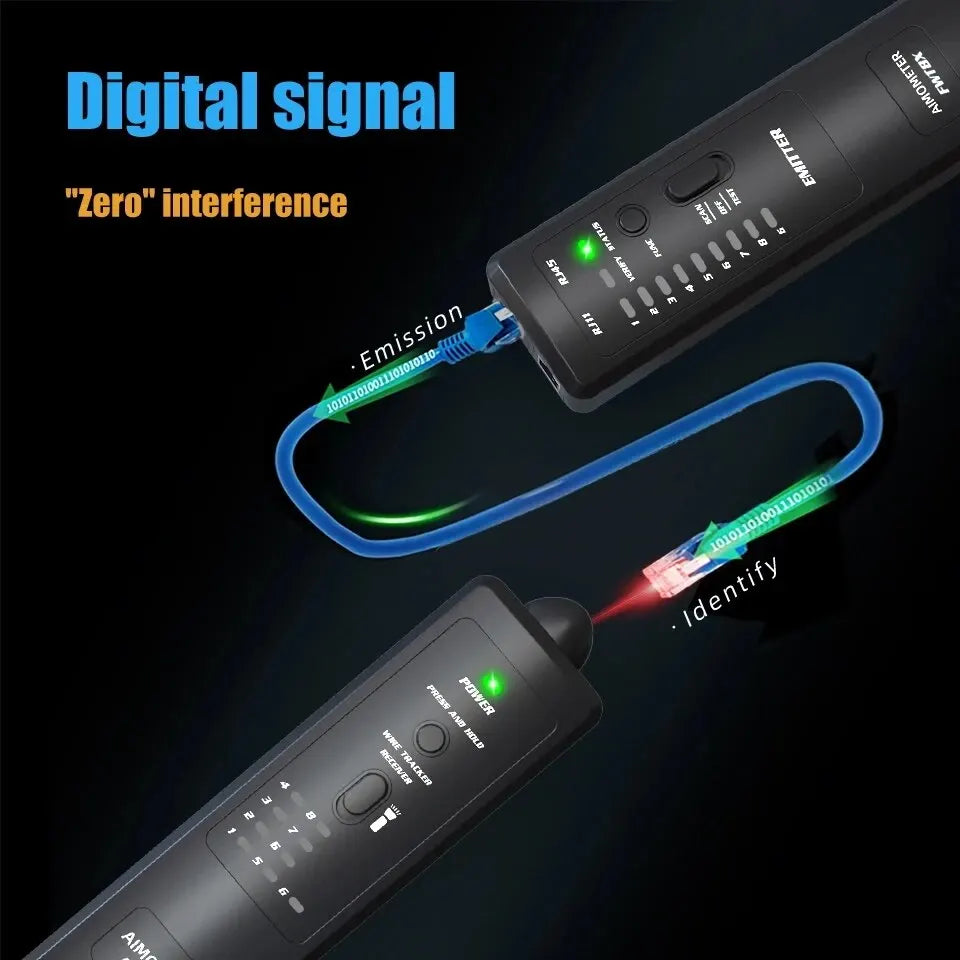 BSIDE FWT8X Network Cable Tracker for RJ11/RJ45 & 60V Telecom Lines