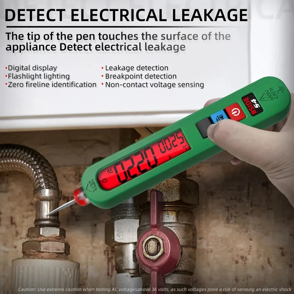 BSIDE AC Leakage Voltage Tester Pen with Backlight