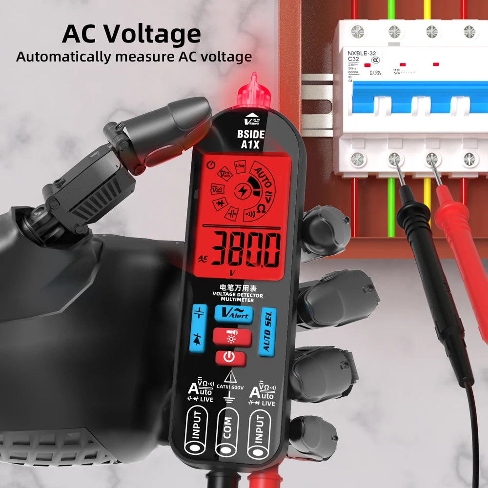 BSIDE A1X Digital Multimeter Pen with Voltage & Diode Test