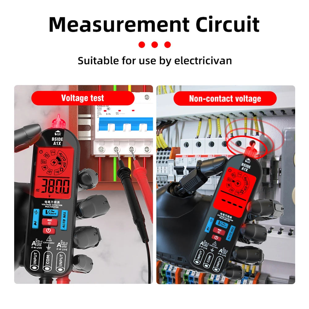 BSIDE A1X Digital Multimeter Pen with Voltage & Diode Test