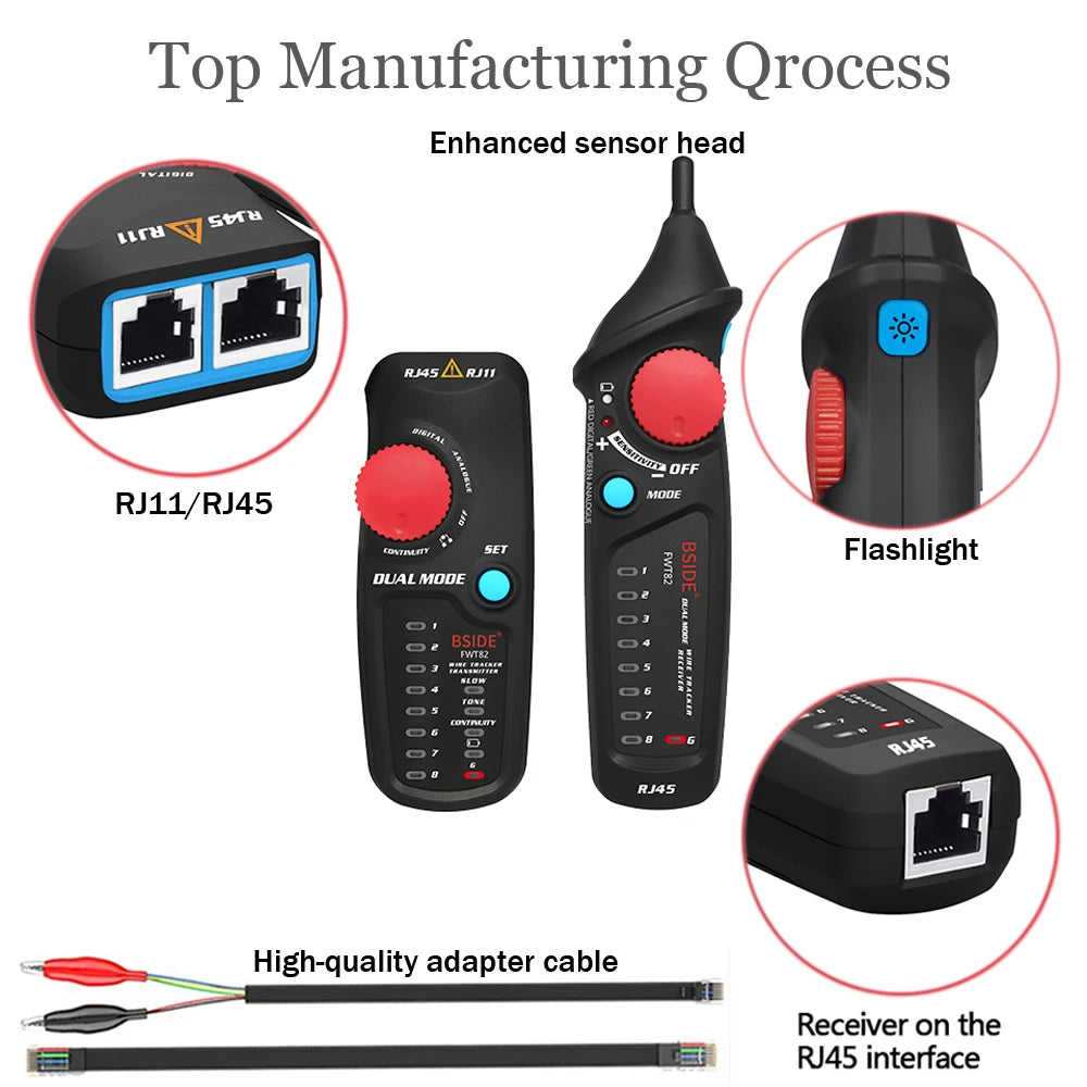 BSIDE FWT82/81 Network Cable Tracker for RJ45/RJ11 LAN Test