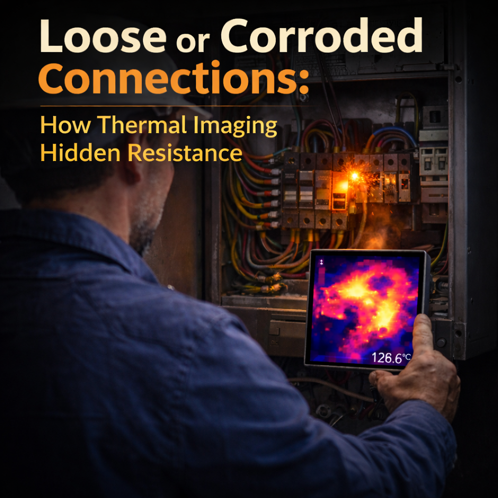 Connexions desserrées ou corrodées : comment l'imagerie thermique révèle une résistance cachée