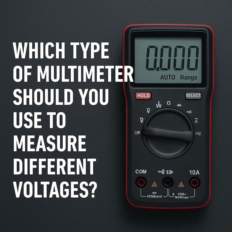 Common Types Multimeter Which Type of Multimeter Should You Use to Measure Different Voltages ...