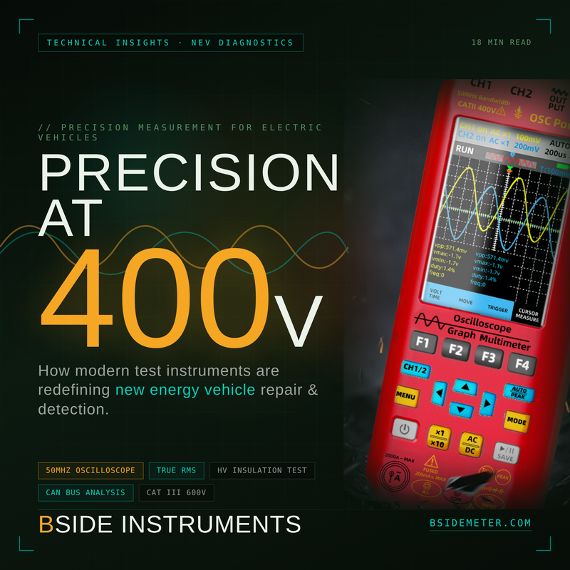 Precision at 400 Volts: How Modern Test Instruments Are Redefining New Energy Vehicle Diagnostics