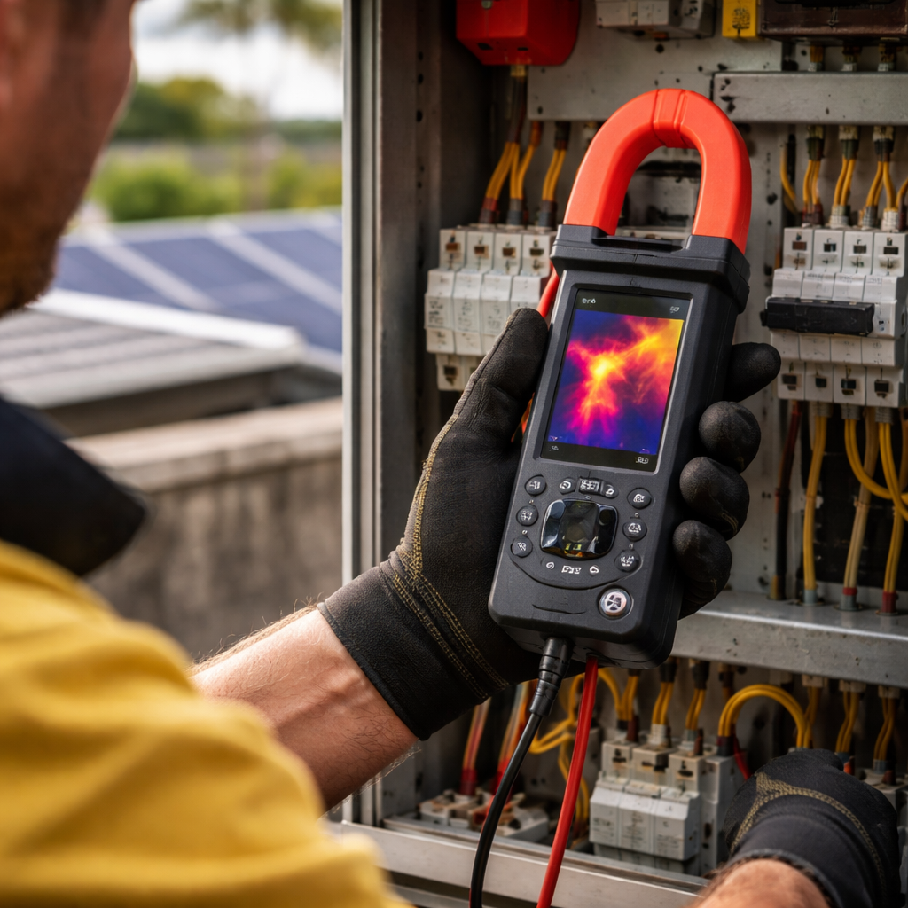 Imagerie thermique pour les inspections de tableaux électriques en Australie