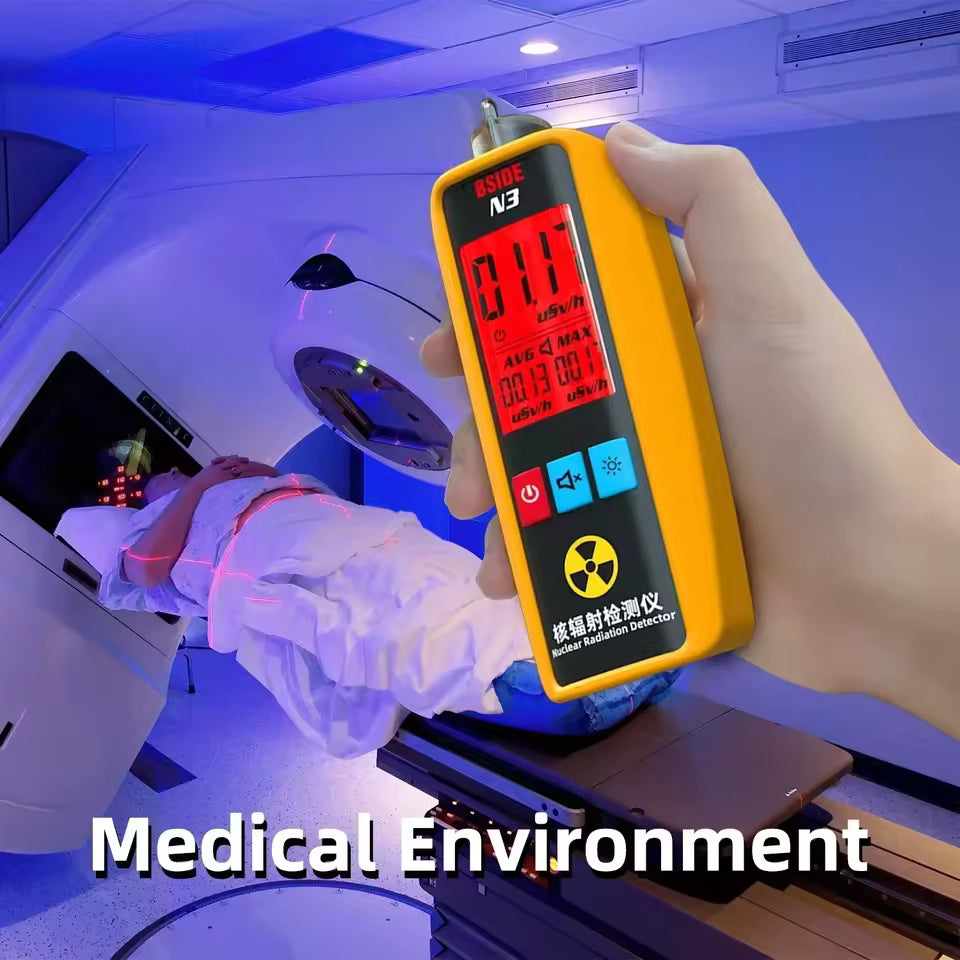 BSIDE N3 Portable Nuclear Radiation Detector – X-ray, Gamma, Beta Geiger Counter