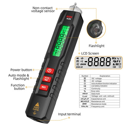 BSIDE A3X Voltage Tester Pen with NCV Detection