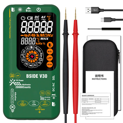 BSIDE V30 Digital Multimeter with Infrared Thermometer
