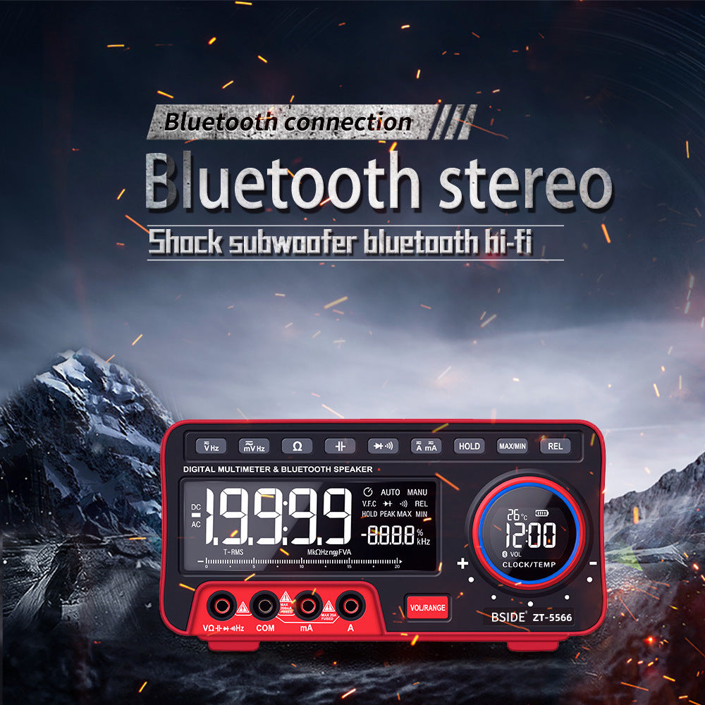 BSIDE ZT5566 Bluetooth Digital Multimeter 19999 Counts Auto Range Desktop Tester