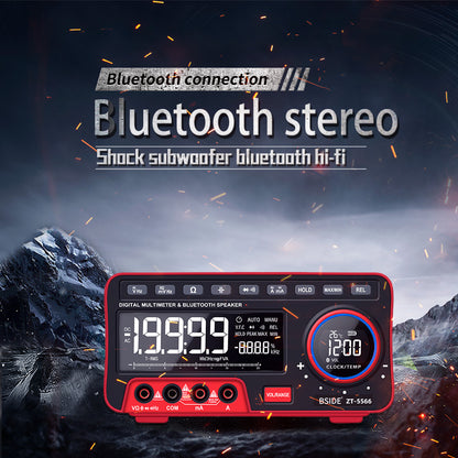 BSIDE ZT5566 Bluetooth Digital Multimeter 19999 Counts Auto Range Desktop Tester