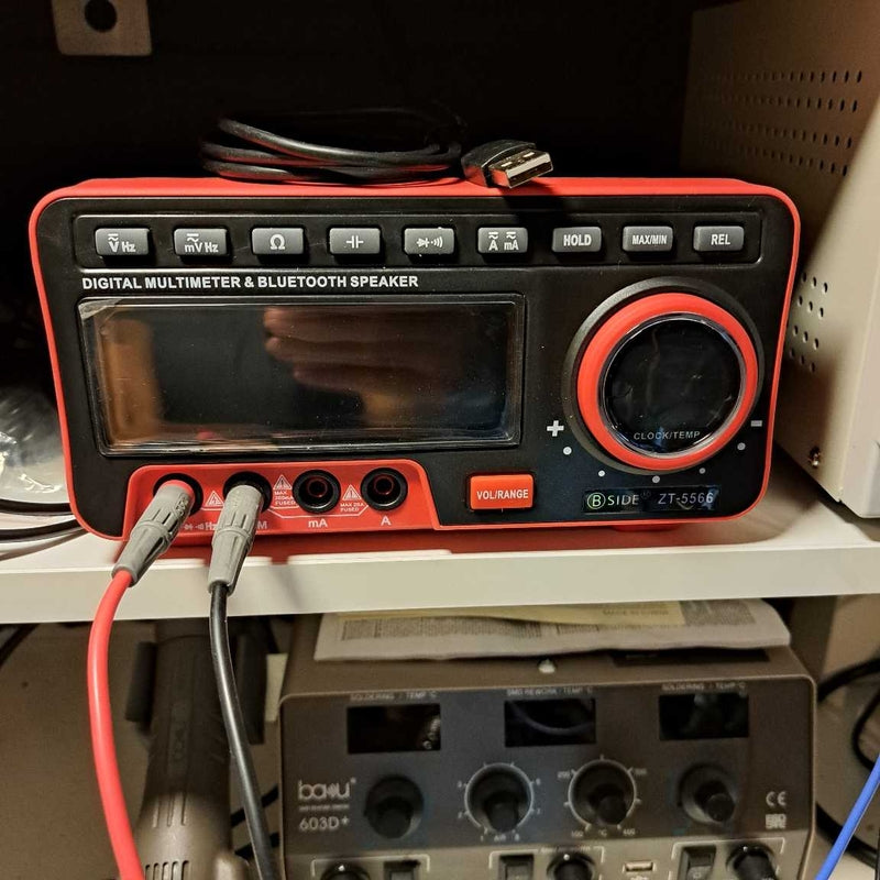 BSIDE ZT5566 Bluetooth Digital Multimeter 19999 Counts Auto Range Desktop Tester