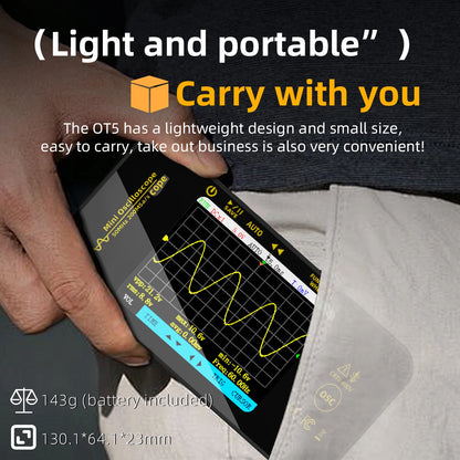 BSIDE OT5 50Mhz Handheld Digital AUTO Oscilloscope
