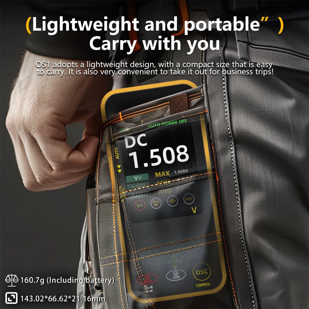 BSIDE OS1 Mini Handheld Oscilloscope Multimeter
