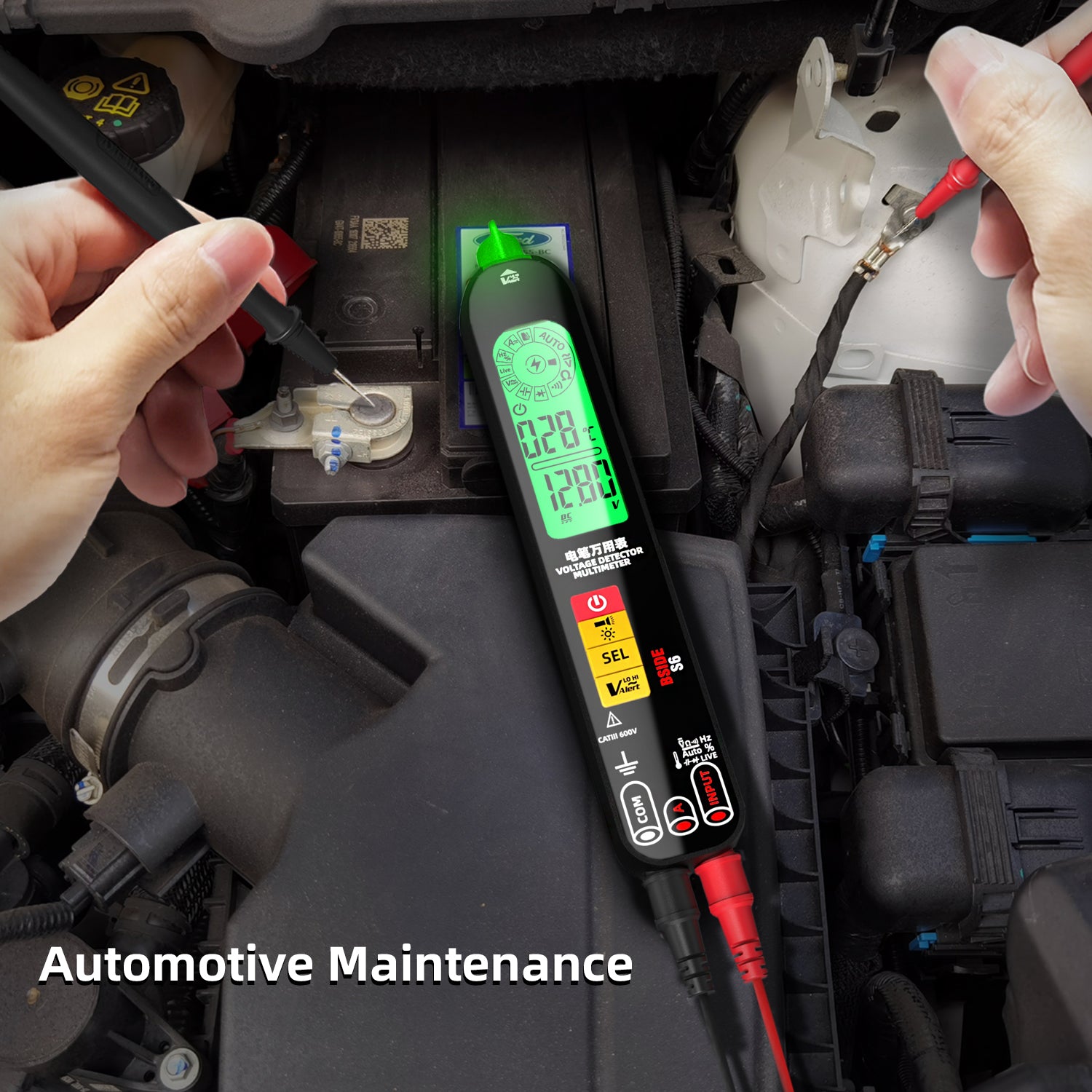 BSIDE S6 Smart Pen-Type Digital Multimeter Auto Range Tester