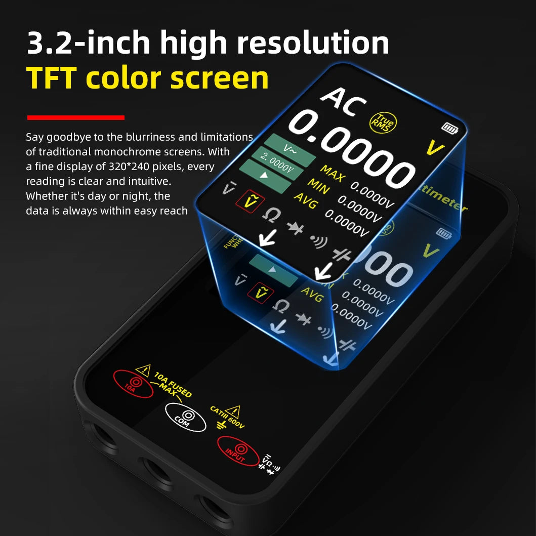 BSIDE S500 Digital Multimeter – Professional High-Precision Multi-Function Tester