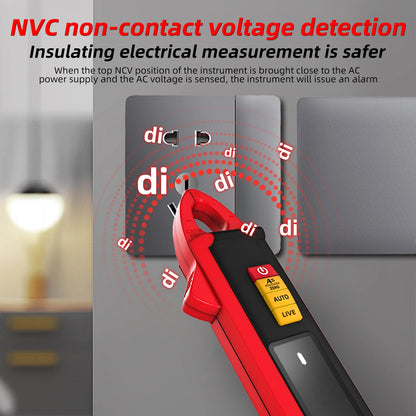 BSIDE UX1 Digital Clamp Meter (100A, Auto-Ranging, NCV)
