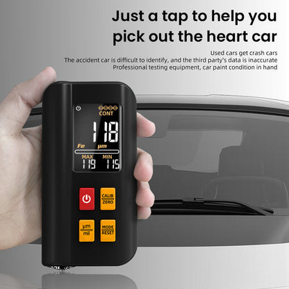 BSIDE T2X Coating Thickness Gauge – Color LCD, Rechargeable Paint Film Tester (0-1500μm)