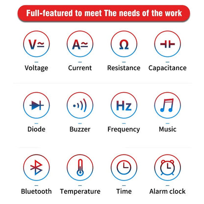 BSIDE ZT5566 Bluetooth Digital Multimeter 19999 Counts Auto Range Desktop Tester