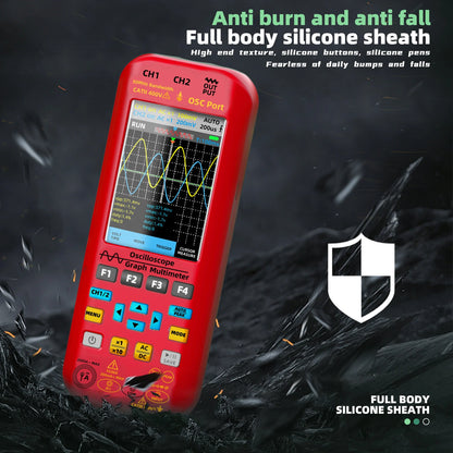 BSIDE O9 Dual Channel 50MHz Handheld Oscilloscope Multimeter Signal Generator