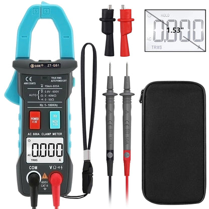 BSIDE ZT-QB1 Digital Clamp Meter T-RMS AC/DC Multimeter with NCV