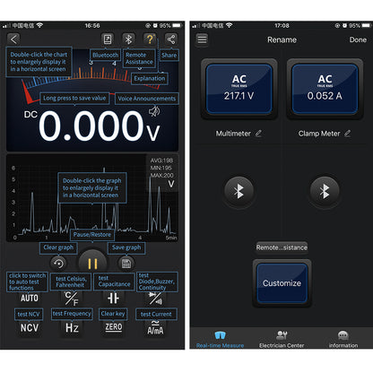 BSIDE ZT-300AB True RMS Smart Digital Multimeter