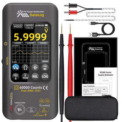 BSIDE S600A Graphic Multimeter 3.98” Touchscreen 60000 Counts Data Logger