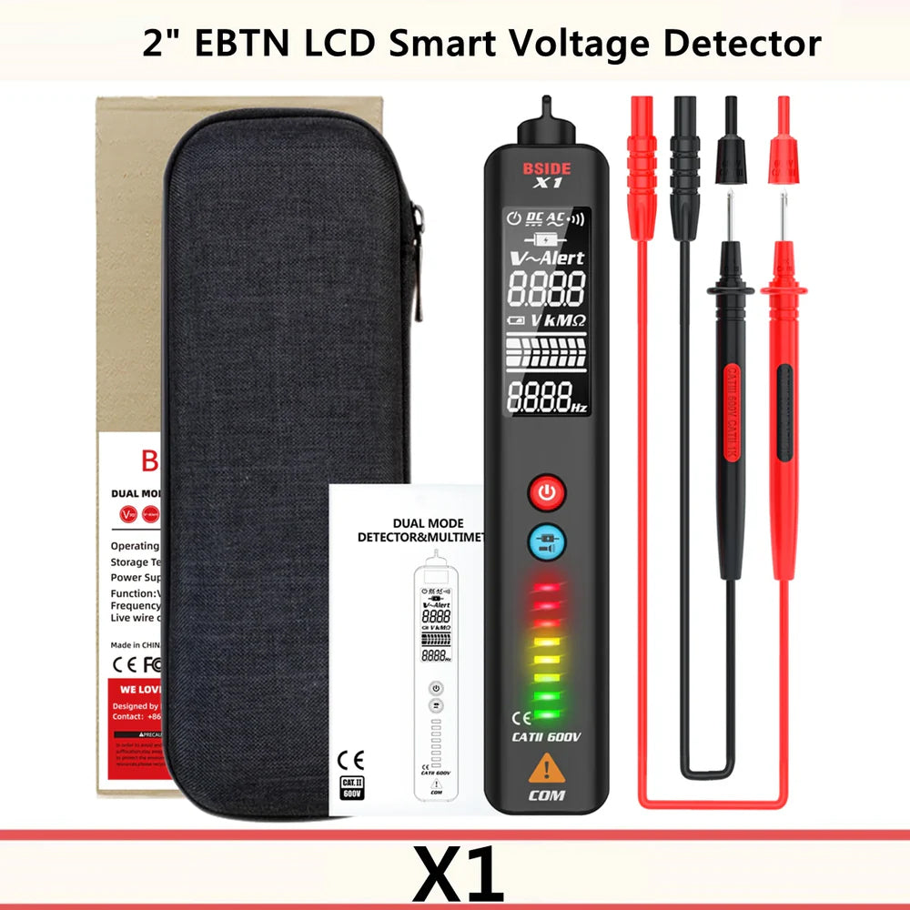BSIDE X1 EBTN Voltage Tester with NCV & True RMS Display