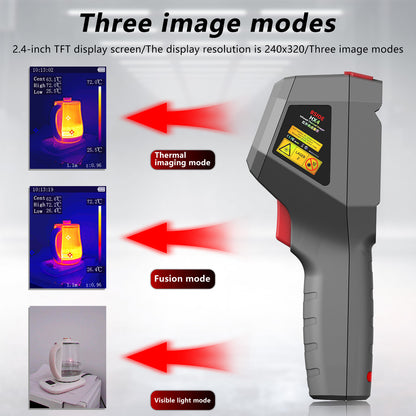 BSIDE HX4 Handheld Infrared Thermal Imager with Dual-Light Fusion for Floor Heating Inspection