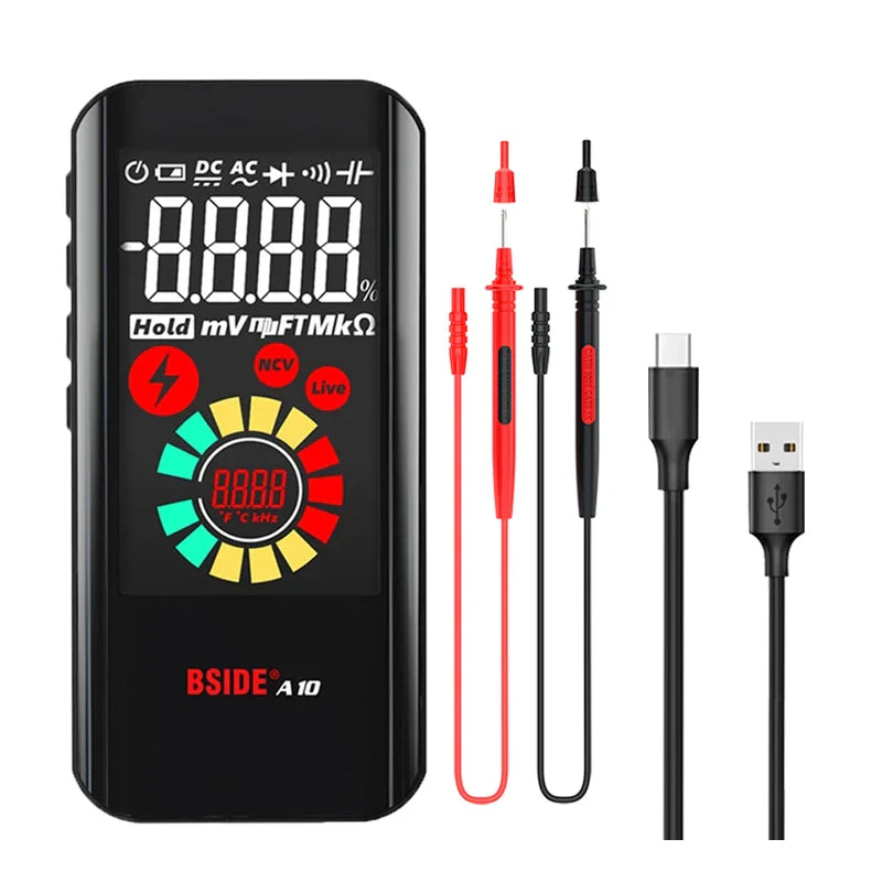 BSIDE A10 True RMS Multimeter with EBTN Display & NCV