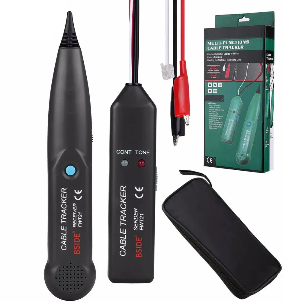 BSIDE FWT21 Network Cable Tracker with Tone Generator – BsideMeter