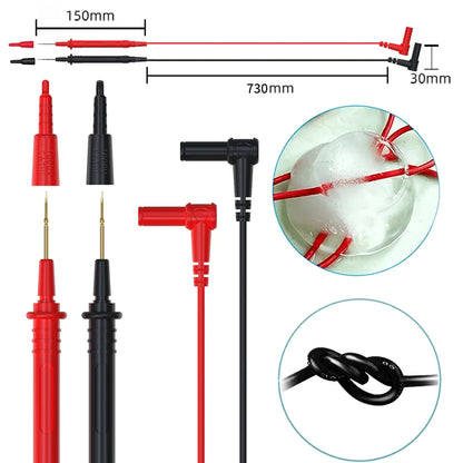 BSIDE Professional Multimeter Alligator Clip Test Leads