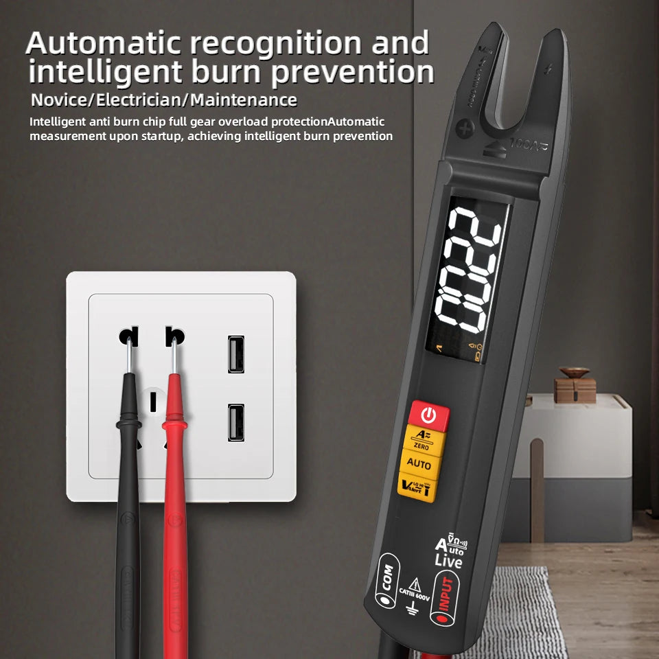 BSIDE U0 U-Type Clamp Meter 100A with T-RMS & Auto Test
