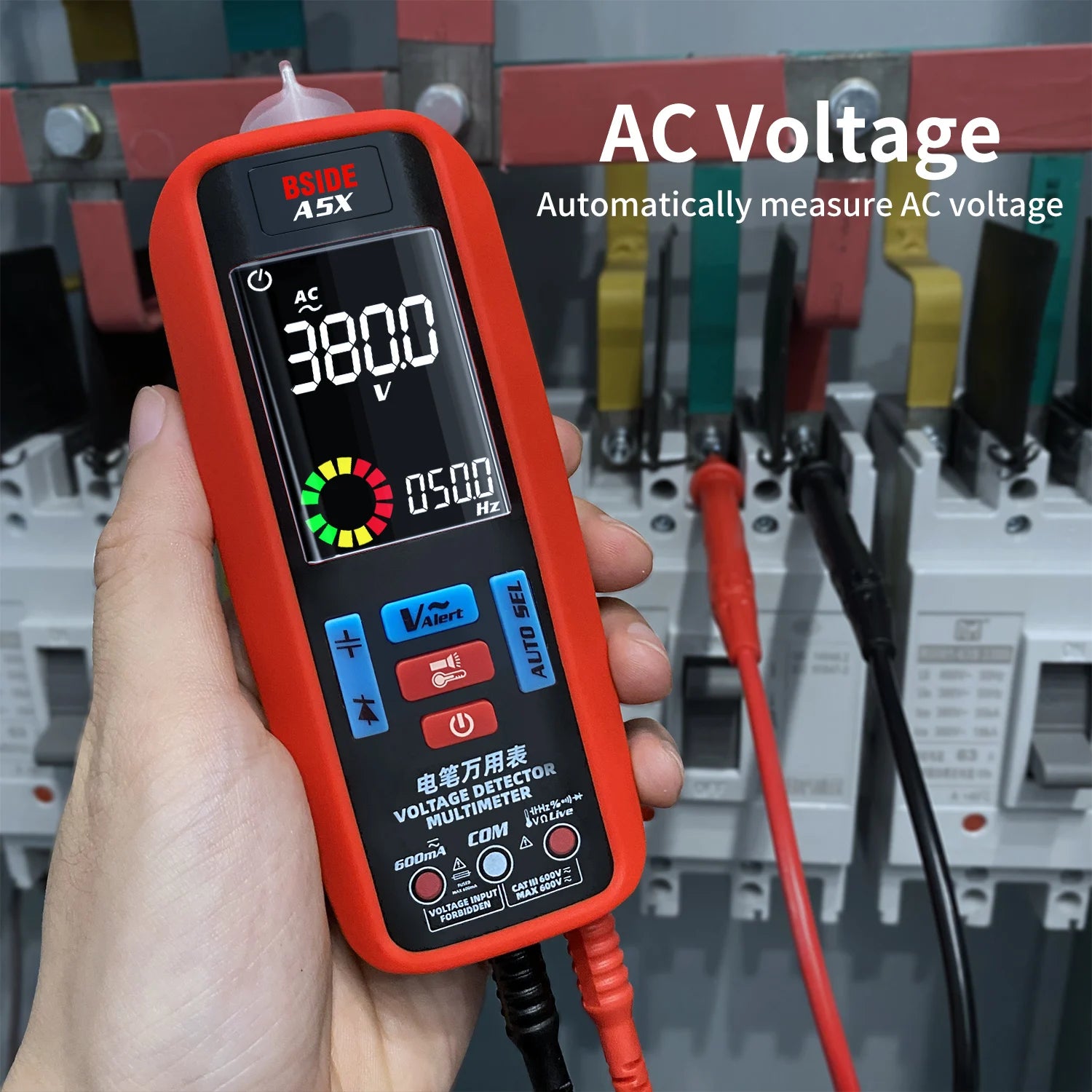 BSIDE A5/A5X Smart Voltage Tester with NCV & Ohm/Hz Test