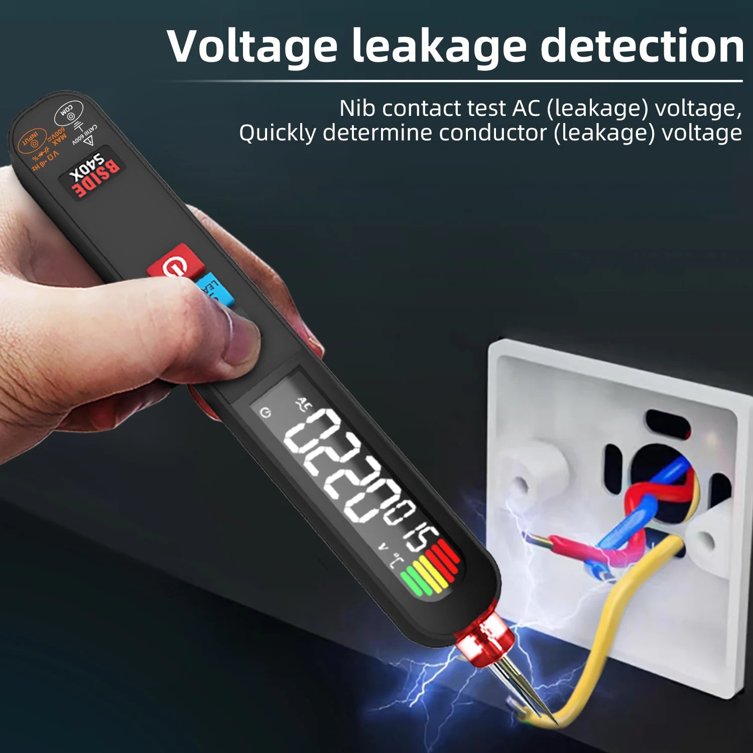 BSIDE S40X Digital Multimeter with Leakage Voltage Test