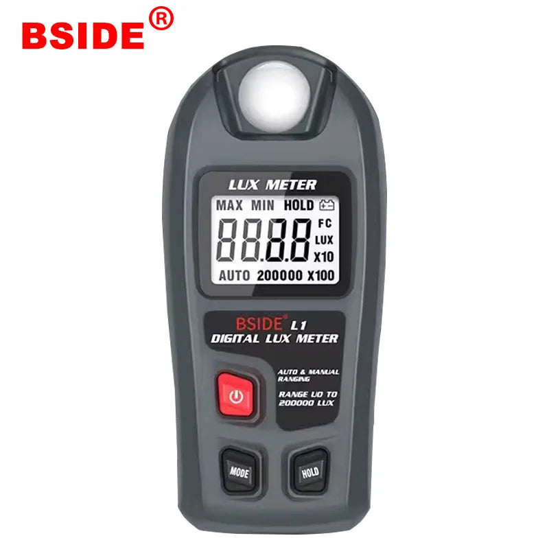 BSIDE L1 Digital Lux Meter with High Accuracy LCD