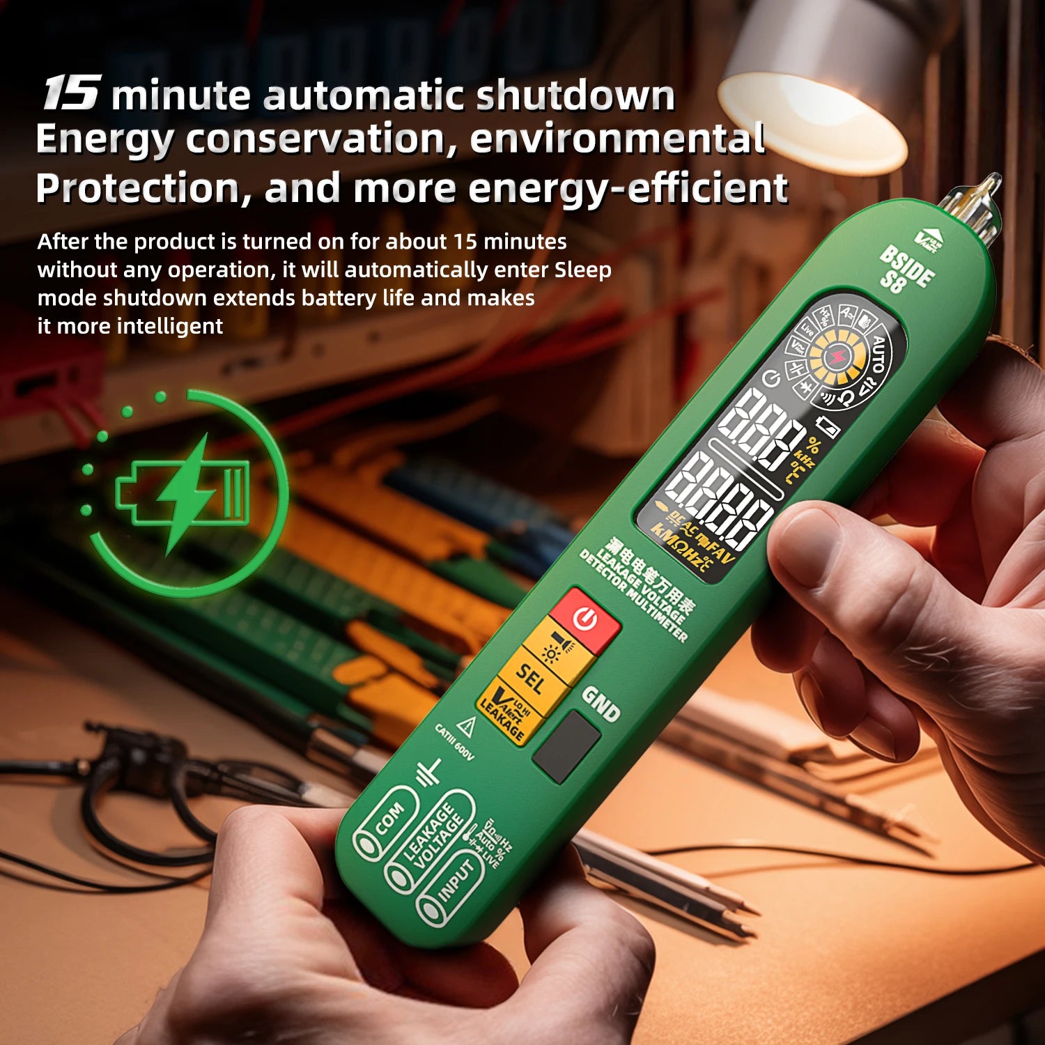 BSIDE S8 Smart Digital Multimeter with Auto/Manual Mode